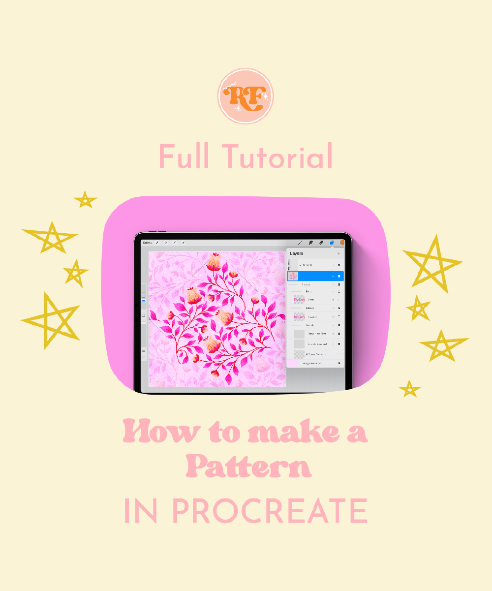 How To Make Seamless Patterns In Procreate